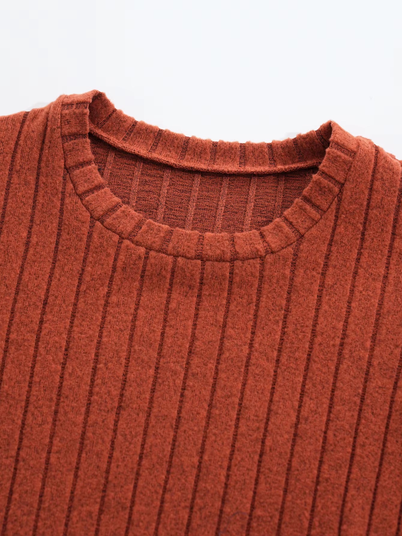 Plus Size Women's Solid Color Long Sleeve Maxi Dress for Autumn and Winter