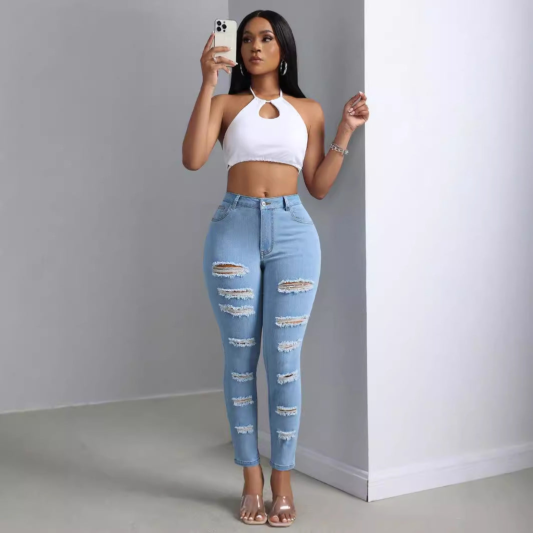 Women’s Distressed Fashion Jeans