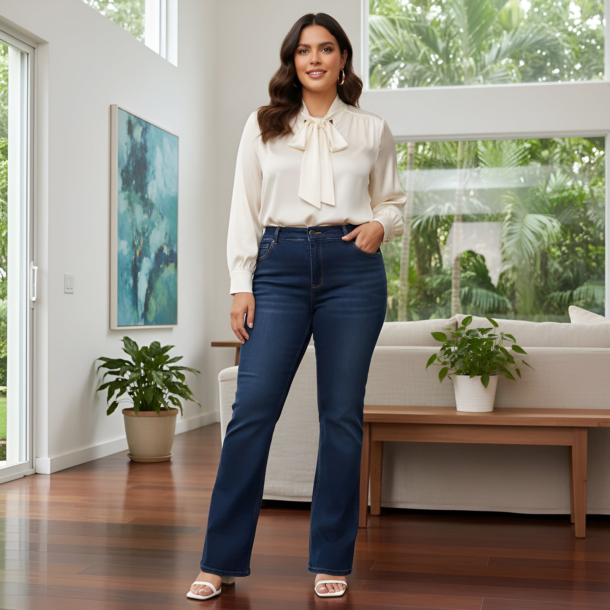 Women's Retro Slimming Fashion Jeans