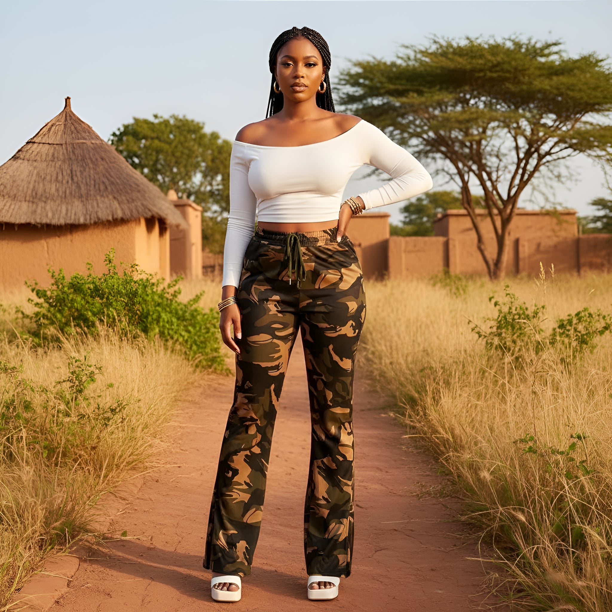 Women’s Casual Split Trousers - Street Trend Fashion