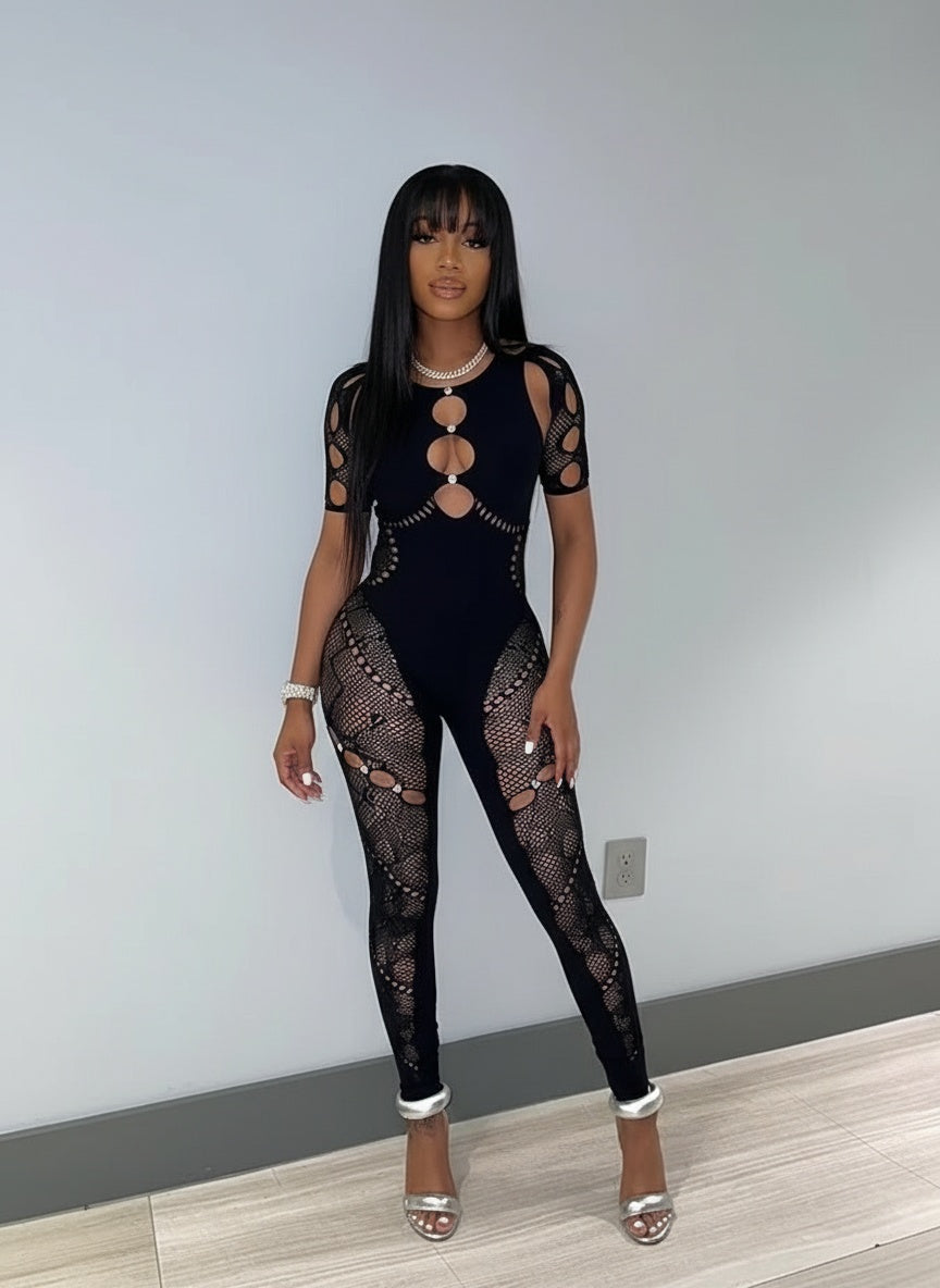 Slim High Waist Lace Jumpsuit

Product information:
Fabric name: Polyester
Color: sky blue, black
Size: free size
Applicable Gender: Female
Style: tights




Packing list:
Jumpsuit *1