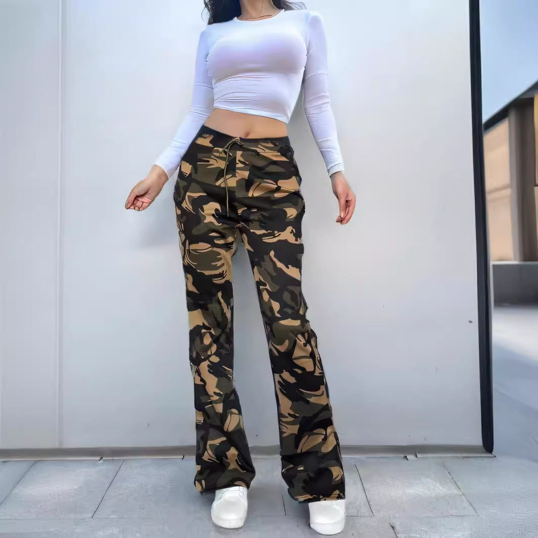 Women’s Casual Split Trousers - Street Trend Fashion