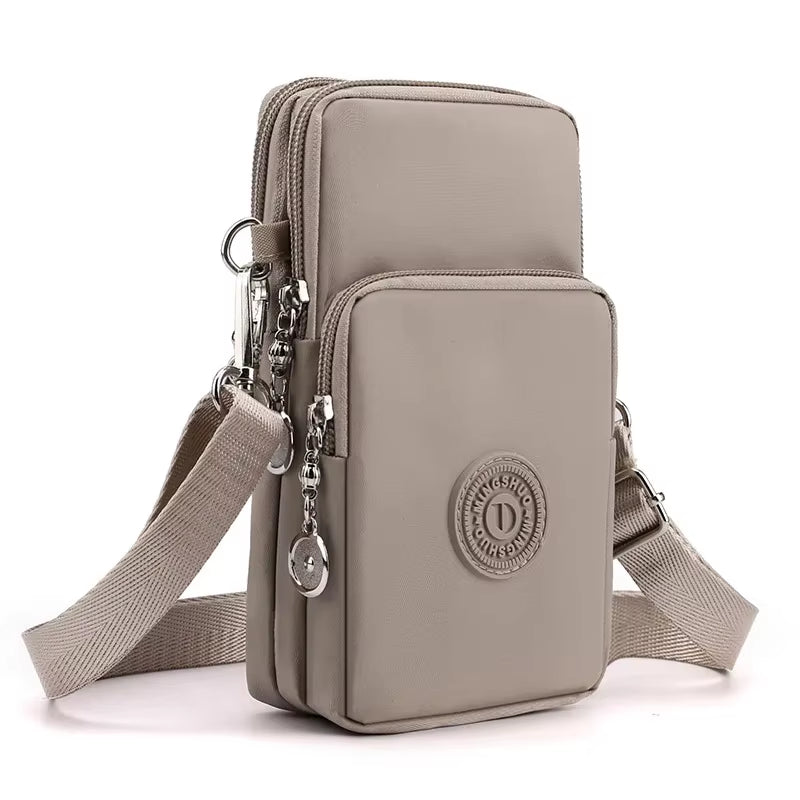 Women's Nylon Mobile Phone Bag - Versatile Crossbody Wallet and Coin Purse for Travel
