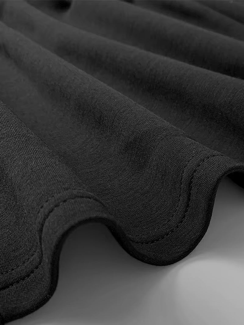 Modigirl Women's Elegant Lace-Up Maxi Dress with Gold Button Detail for Weddings and Evening Events - Autumn Collection 2025