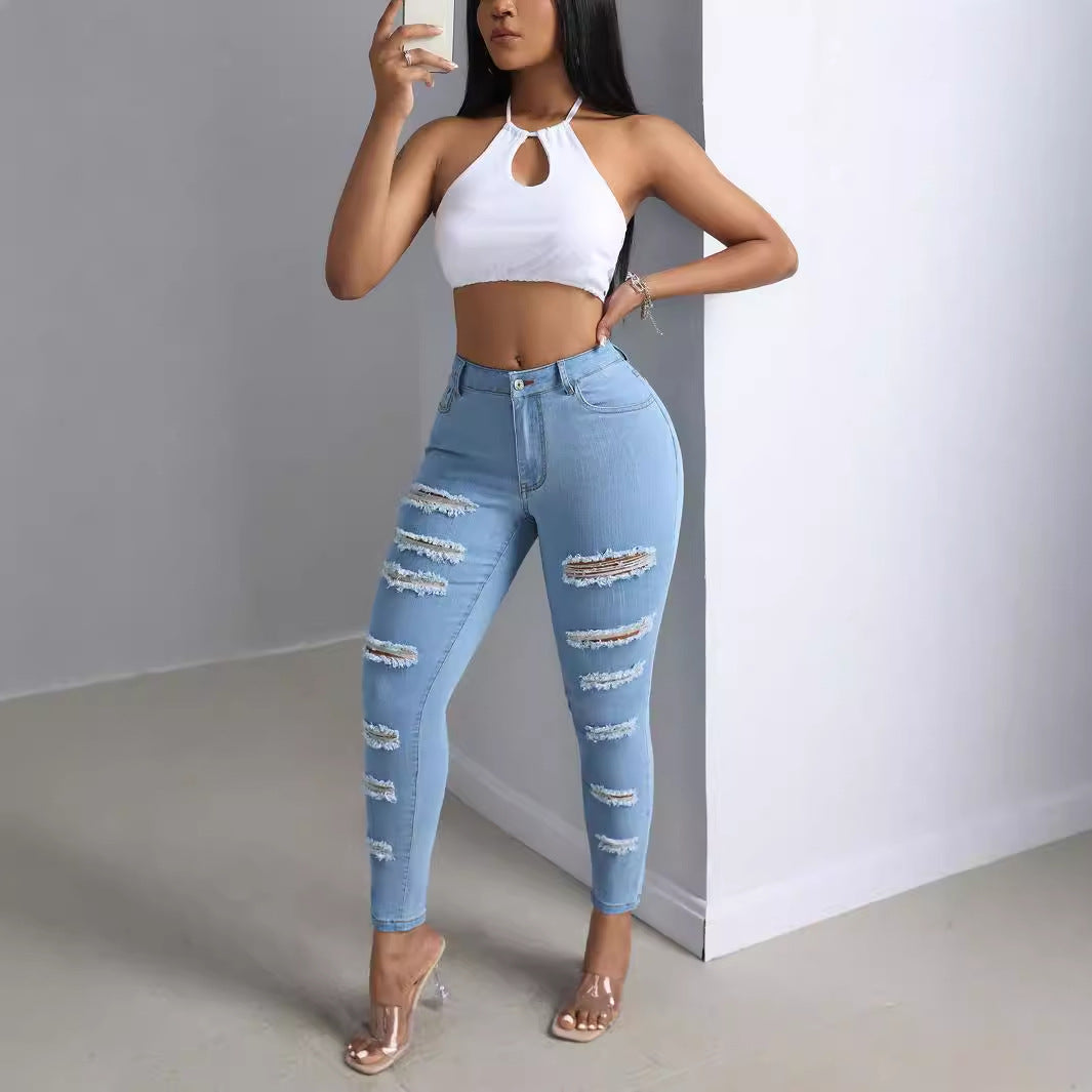 Women’s Distressed Fashion Jeans