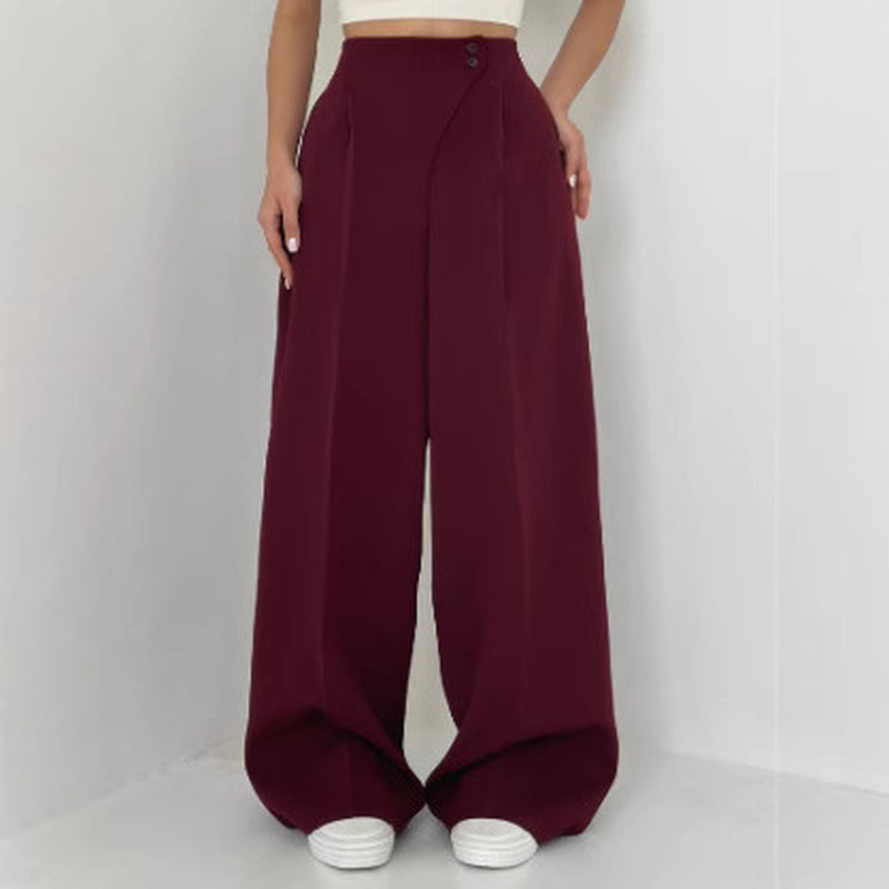 Women's Casual Straight-Leg Trousers