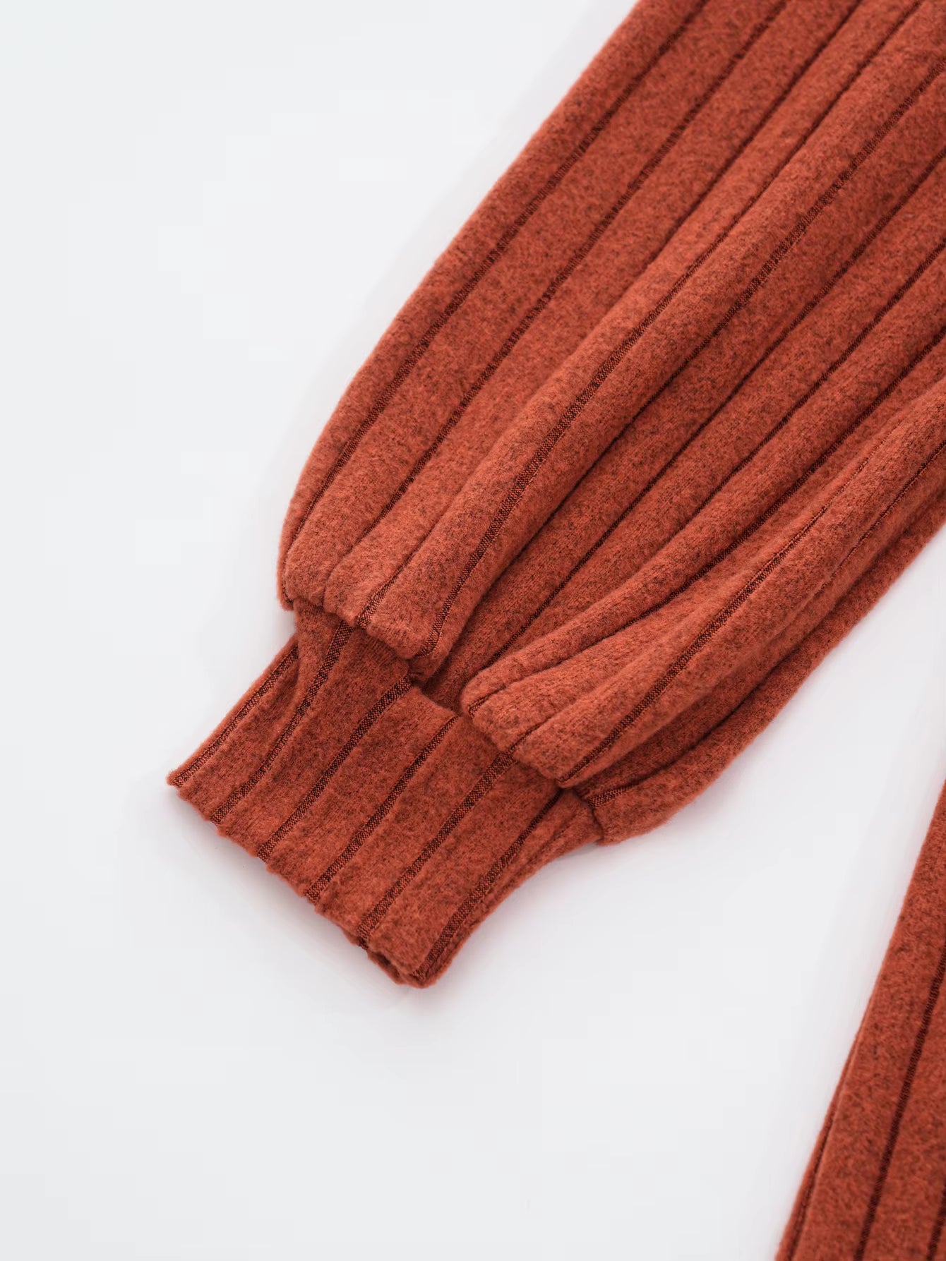 Plus Size Women's Solid Color Long Sleeve Maxi Dress for Autumn and Winter